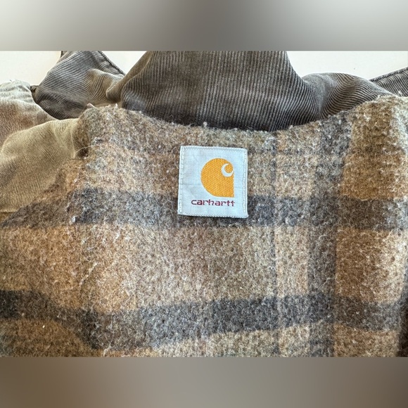 Vintage Carhartt Jacket Men's Chore Coat Blanket Lined Distressed Fade - Picture 10 of 10